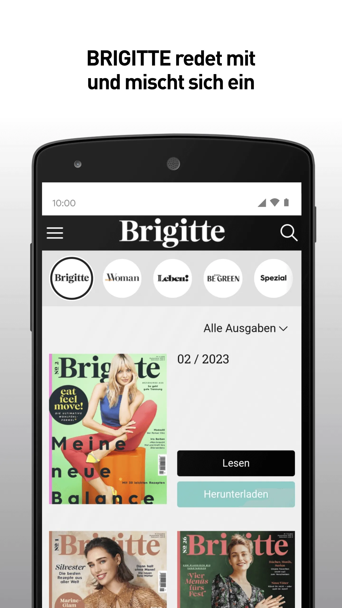 BRIGITTE - Das Frauenmagazin | Indus Appstore | Screenshot