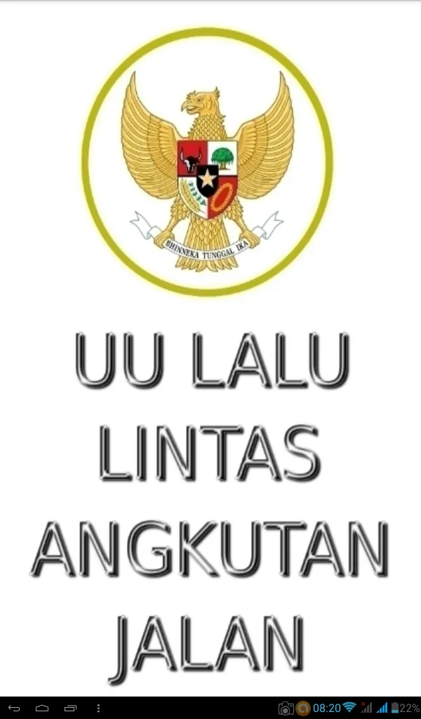 UU Lalu Lintas Angkutan Jalan | Indus Appstore | Screenshot