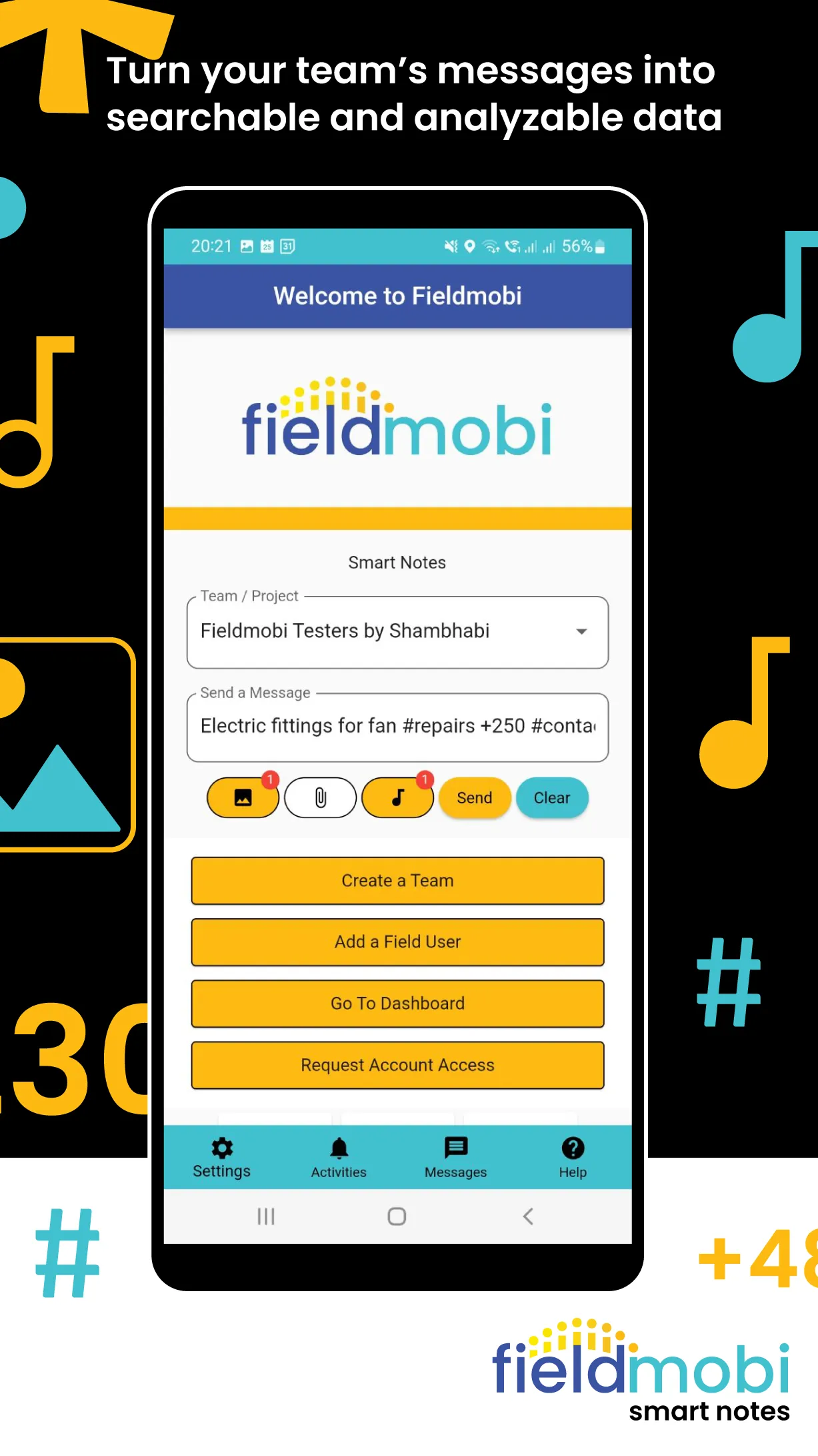 Fieldmobi | Indus Appstore | Screenshot