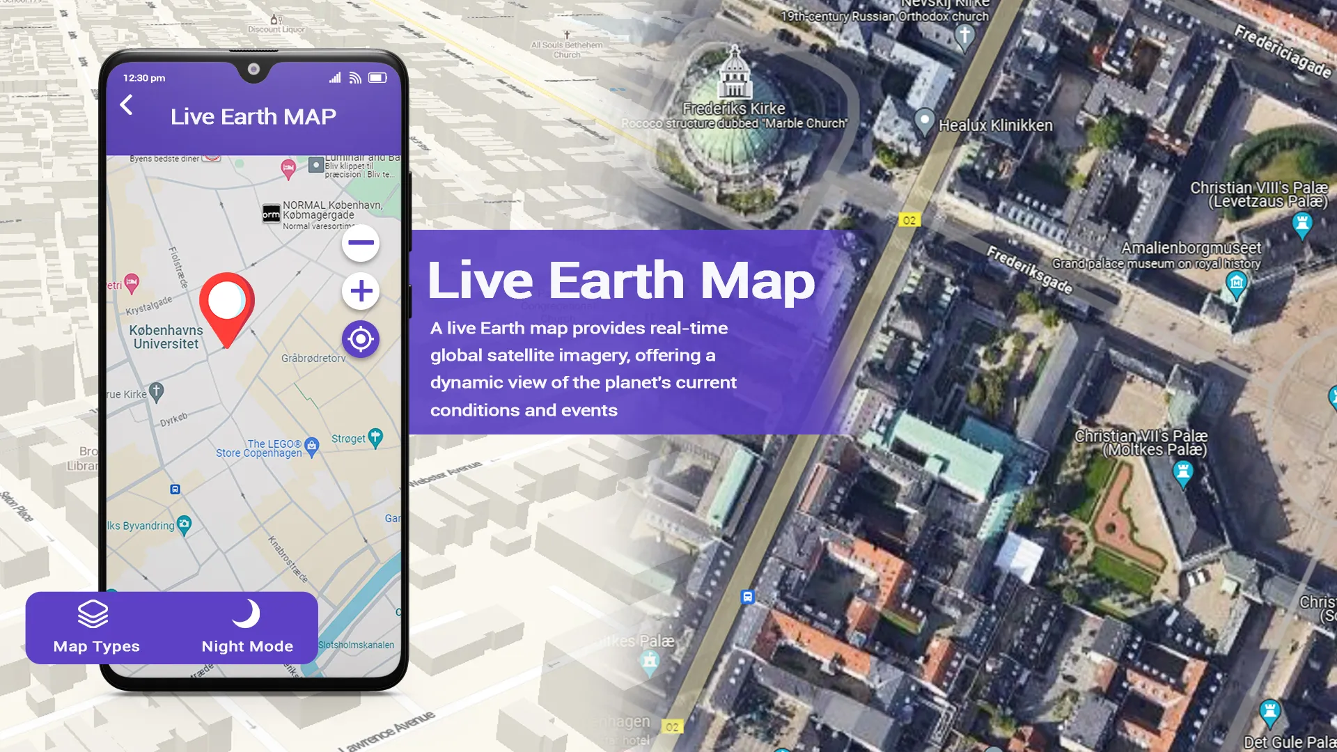 Earth Map: Live Satellite View | Indus Appstore | Screenshot