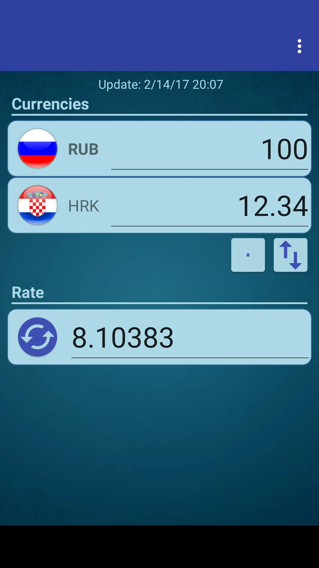 Russian Ruble x Croatian Kuna | Indus Appstore | Screenshot