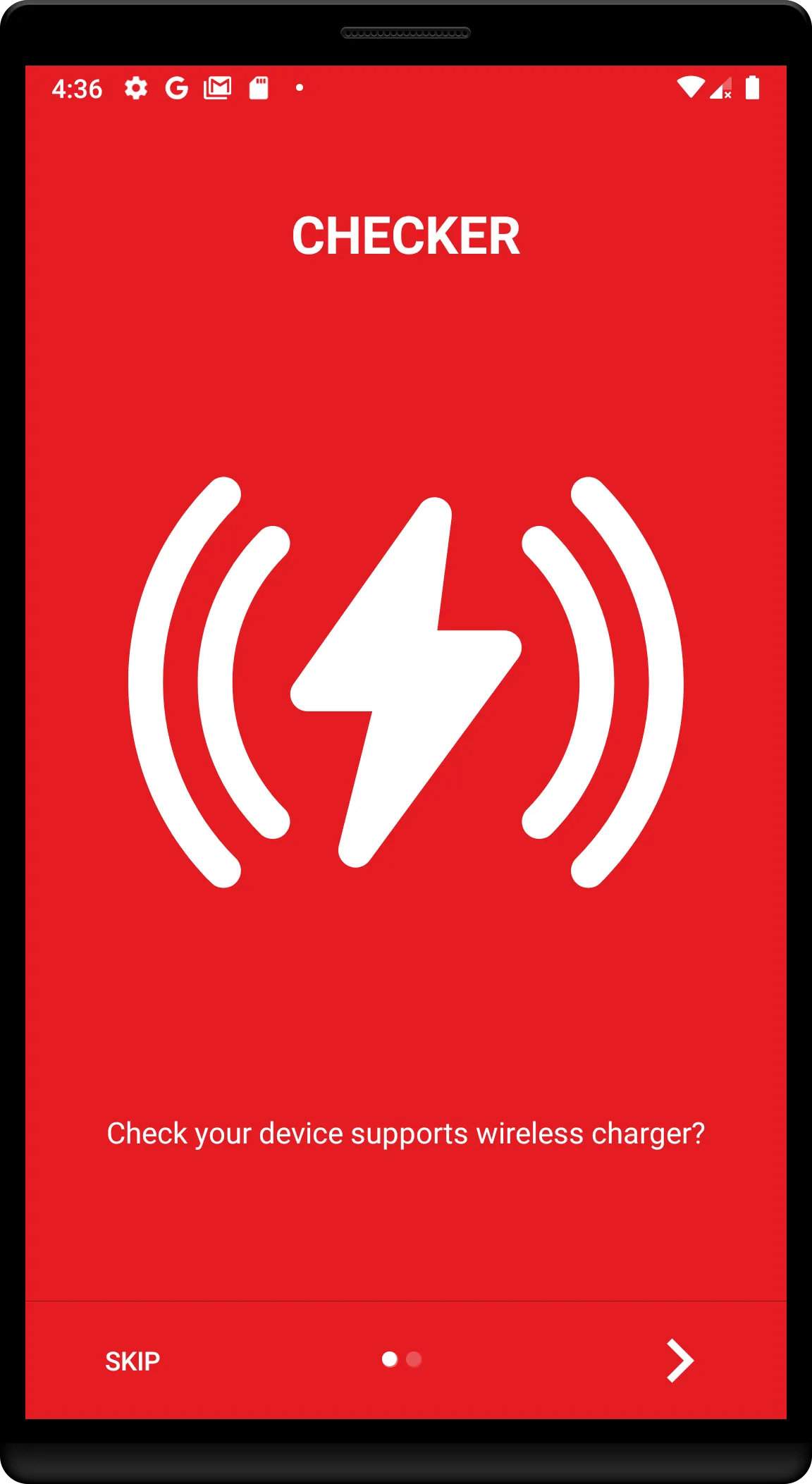 Wireless Charging Checker | Indus Appstore | Screenshot