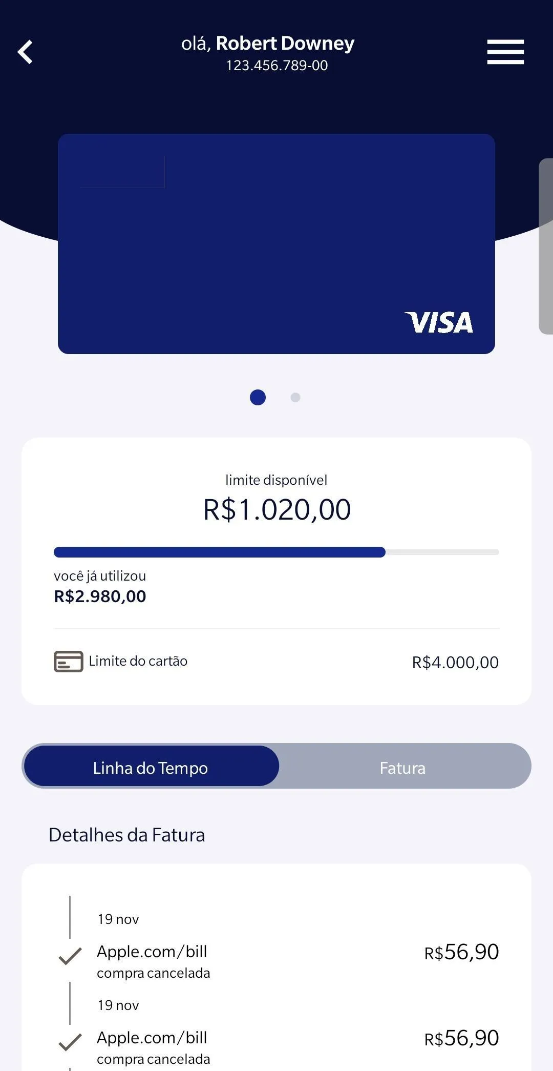 Cartão BIB | Indus Appstore | Screenshot