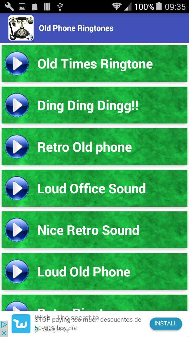 Old Phone Ringtones | Indus Appstore | Screenshot