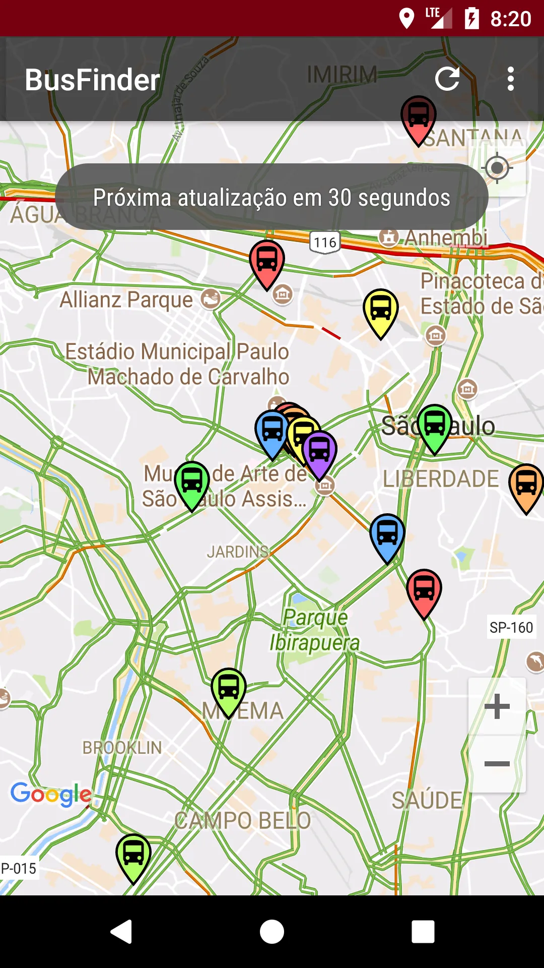 BusFinder - Ônibus SP | Indus Appstore | Screenshot