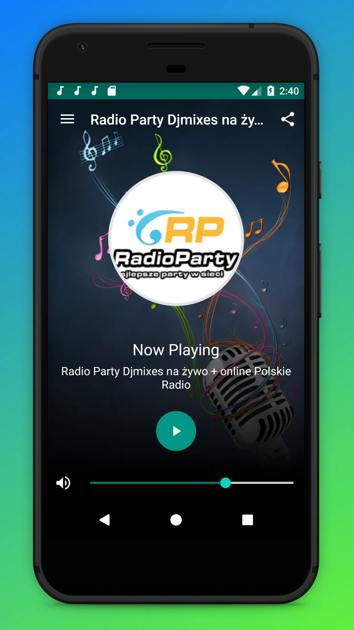 Radio Party Kanał Główny App | Indus Appstore | Screenshot