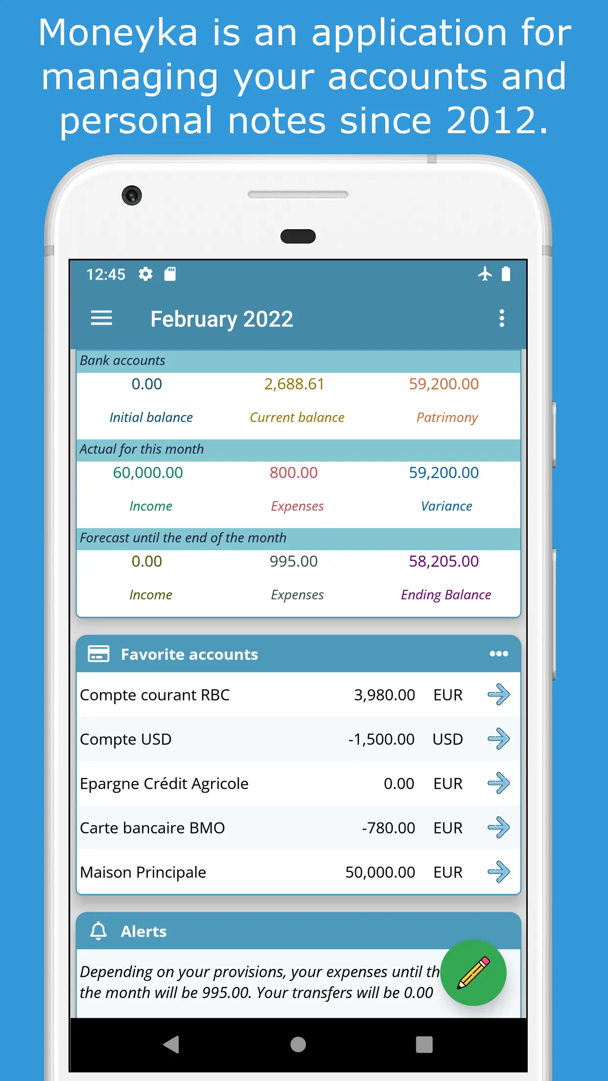 Moneyka: budget daily expenses | Indus Appstore | Screenshot