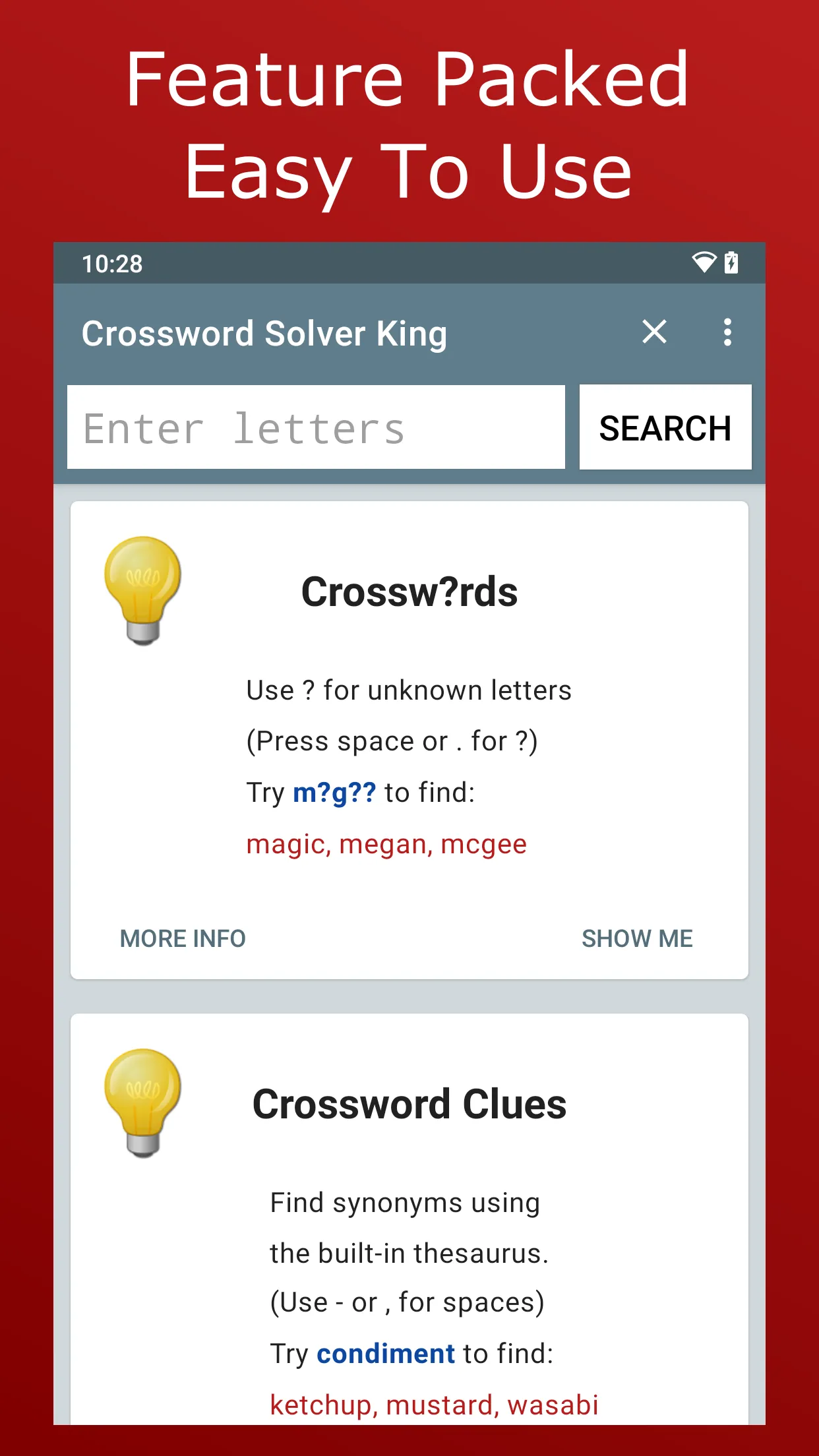 Crossword Solver King | Indus Appstore | Screenshot