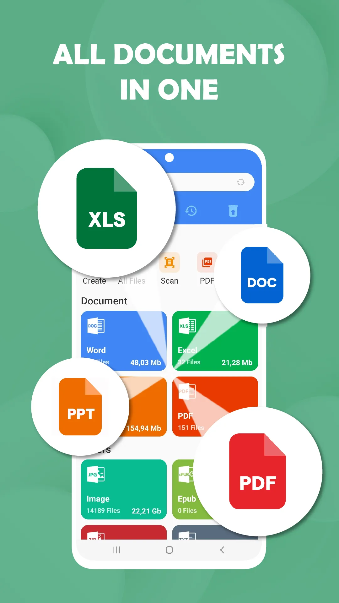 All Documents Office Reader | Indus Appstore | Screenshot