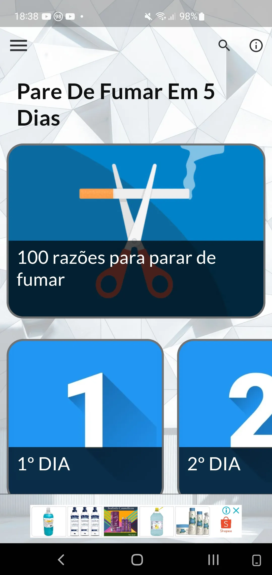 Pare De Fumar Em 5 Dias | Indus Appstore | Screenshot