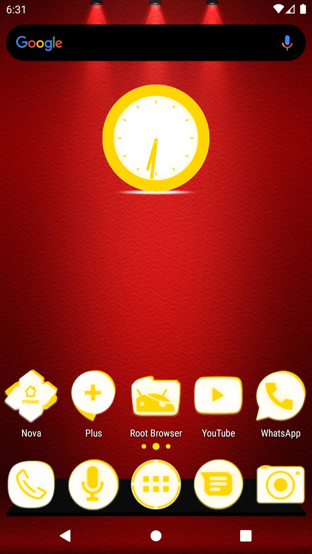 Inverted White Yellow IconPack | Indus Appstore | Screenshot