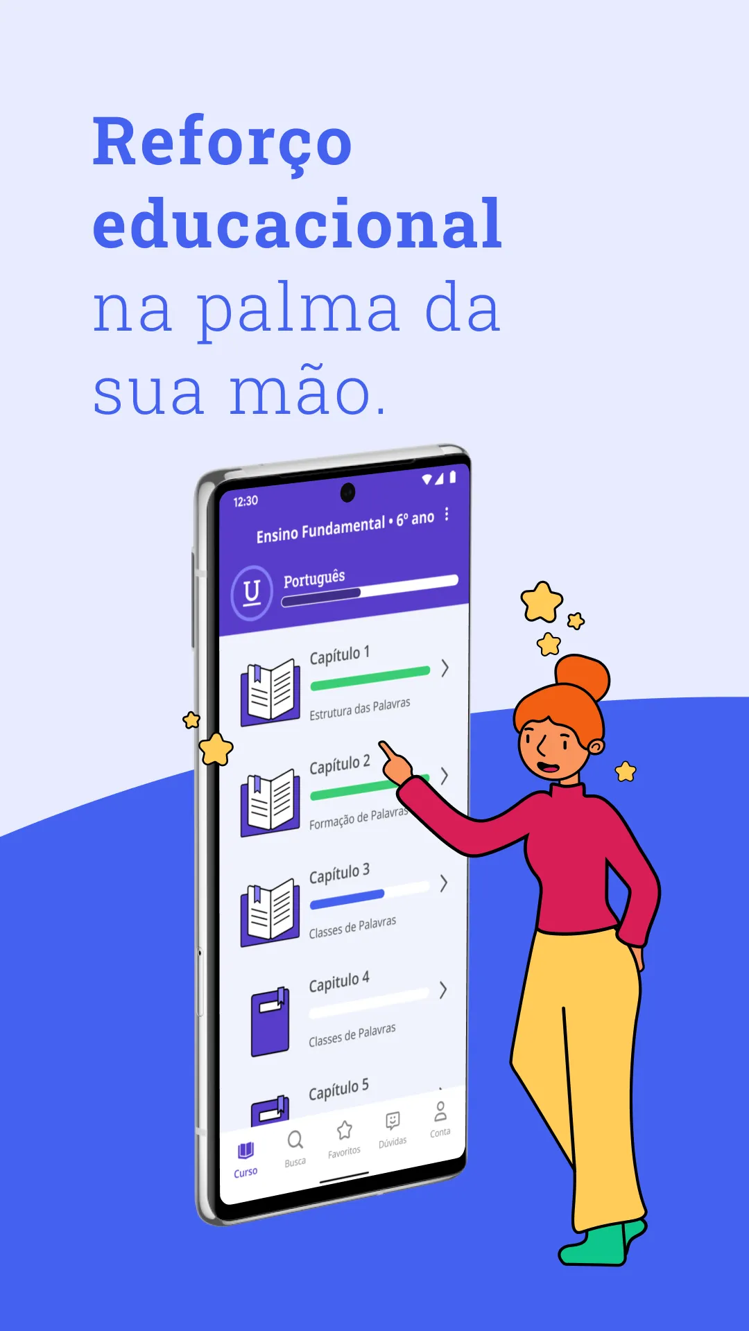 Reforça: reforço escolar | Indus Appstore | Screenshot