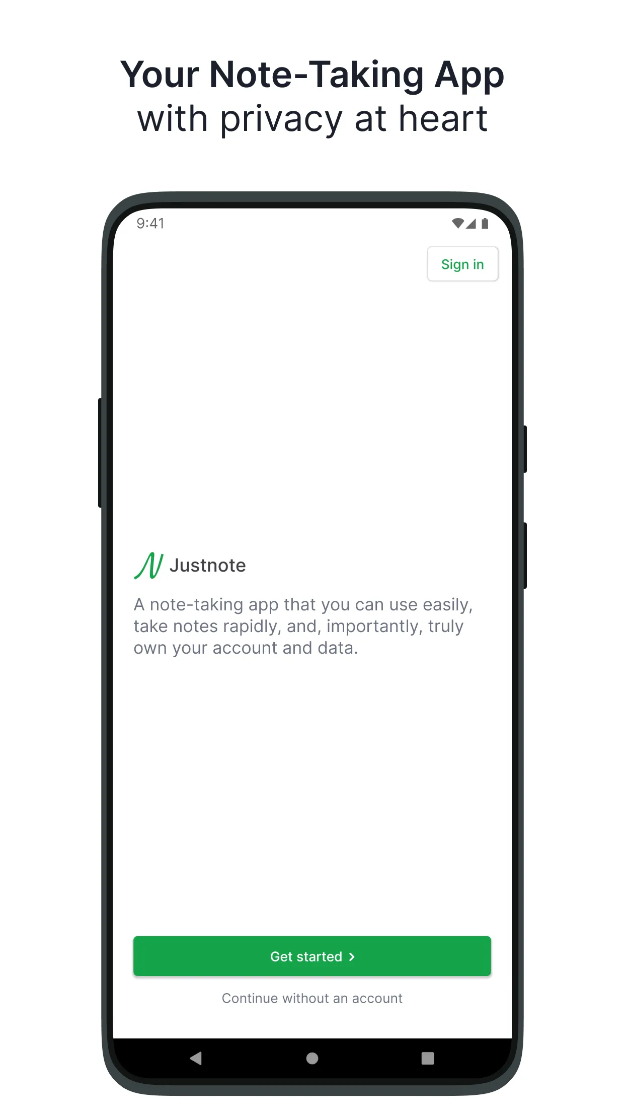 Justnote - Note Taking App | Indus Appstore | Screenshot