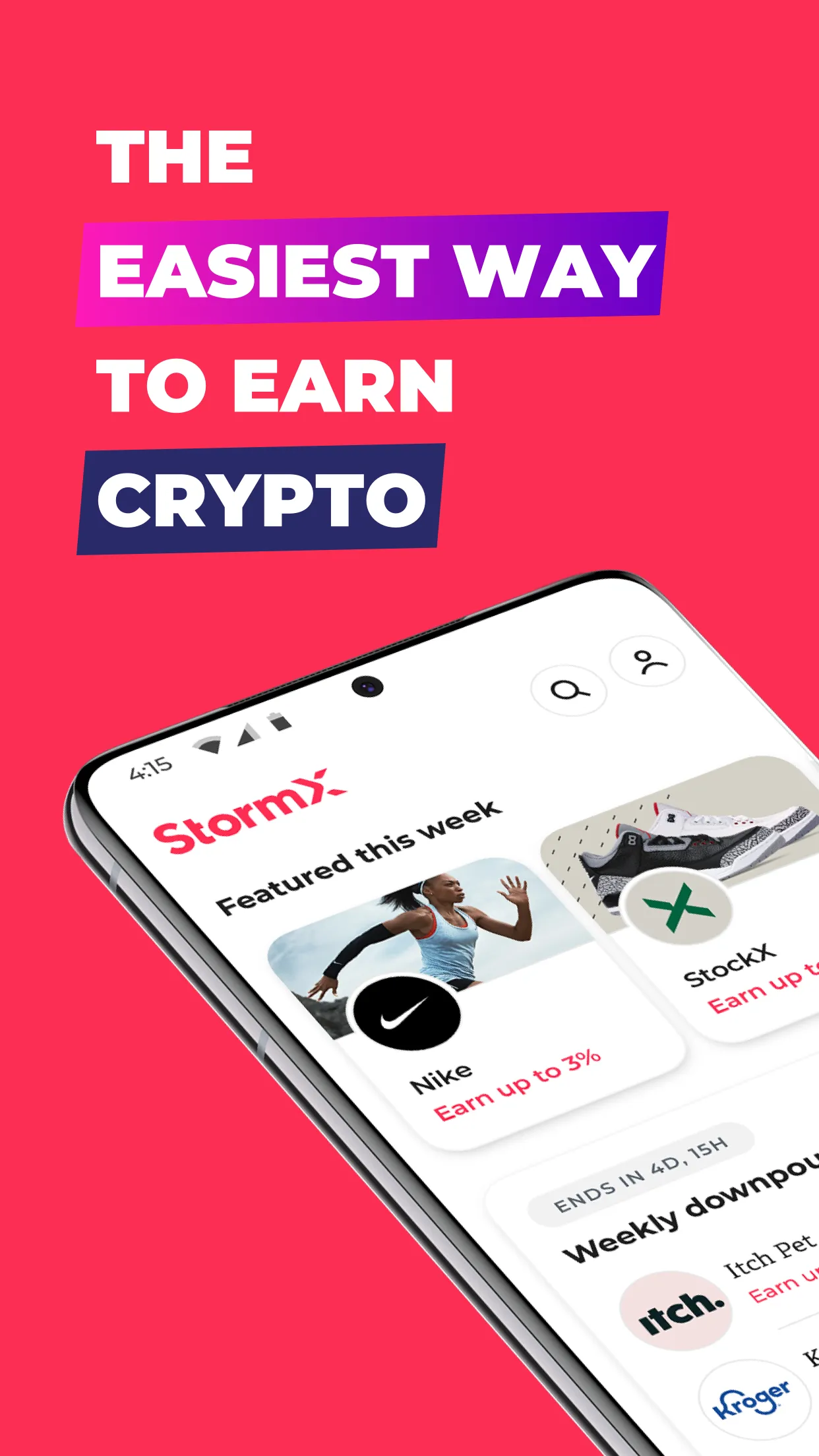 StormX: Shop and Earn Crypto | Indus Appstore | Screenshot