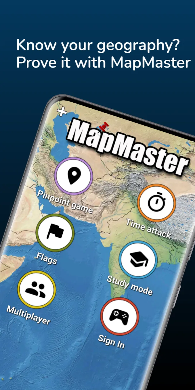 MapMaster - Geography game | Indus Appstore | Screenshot