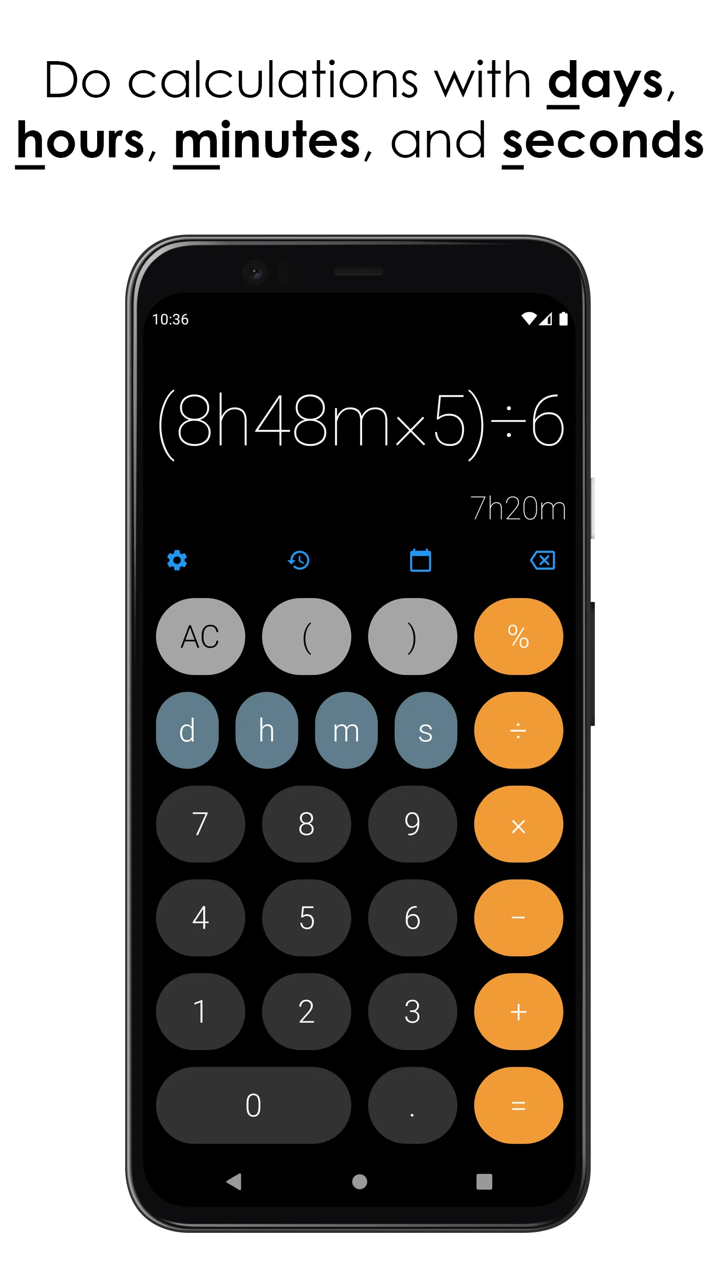 Time Calculator + − × ÷ | Indus Appstore | Screenshot