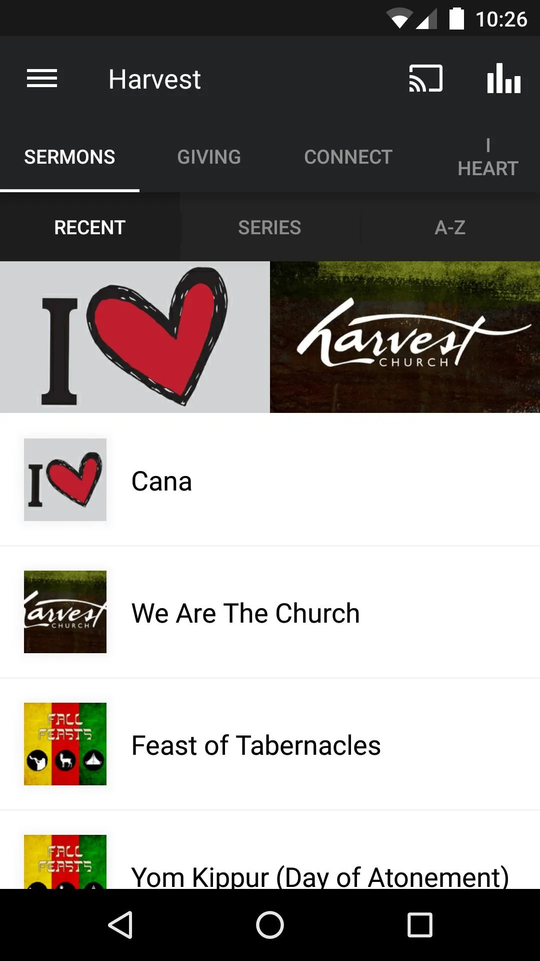 Harvest Church App | Indus Appstore | Screenshot