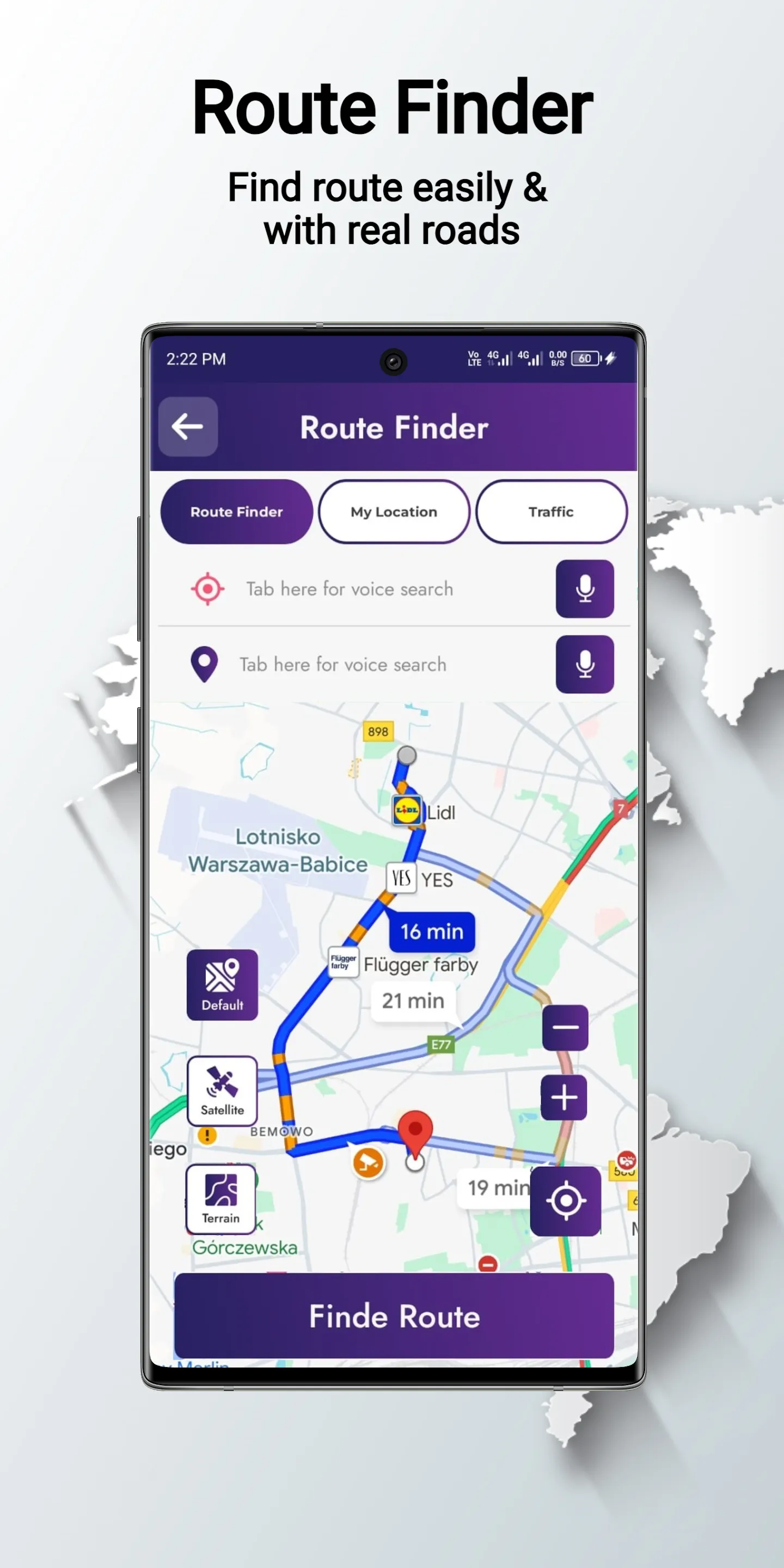 GPS Navigation, Road Maps | Indus Appstore | Screenshot