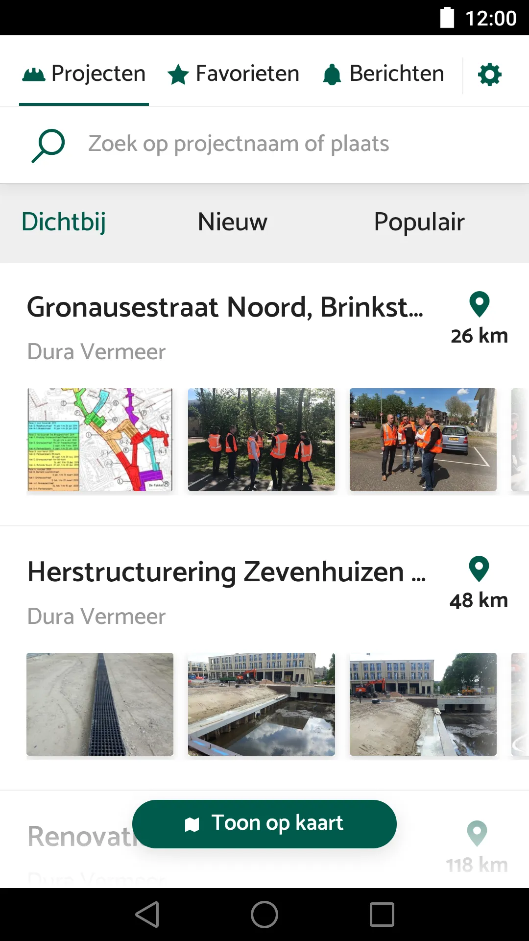 Dura Vermeer BouwApp | Indus Appstore | Screenshot