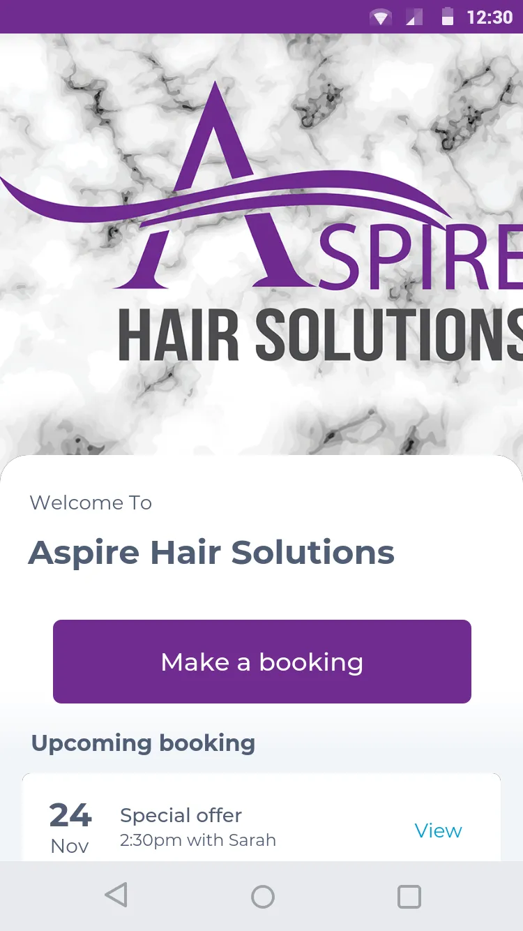 Aspire Hair Solutions | Indus Appstore | Screenshot