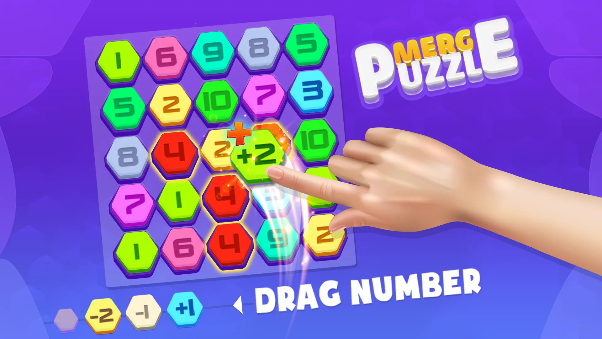 Merge numbers puzzle | Indus Appstore | Screenshot