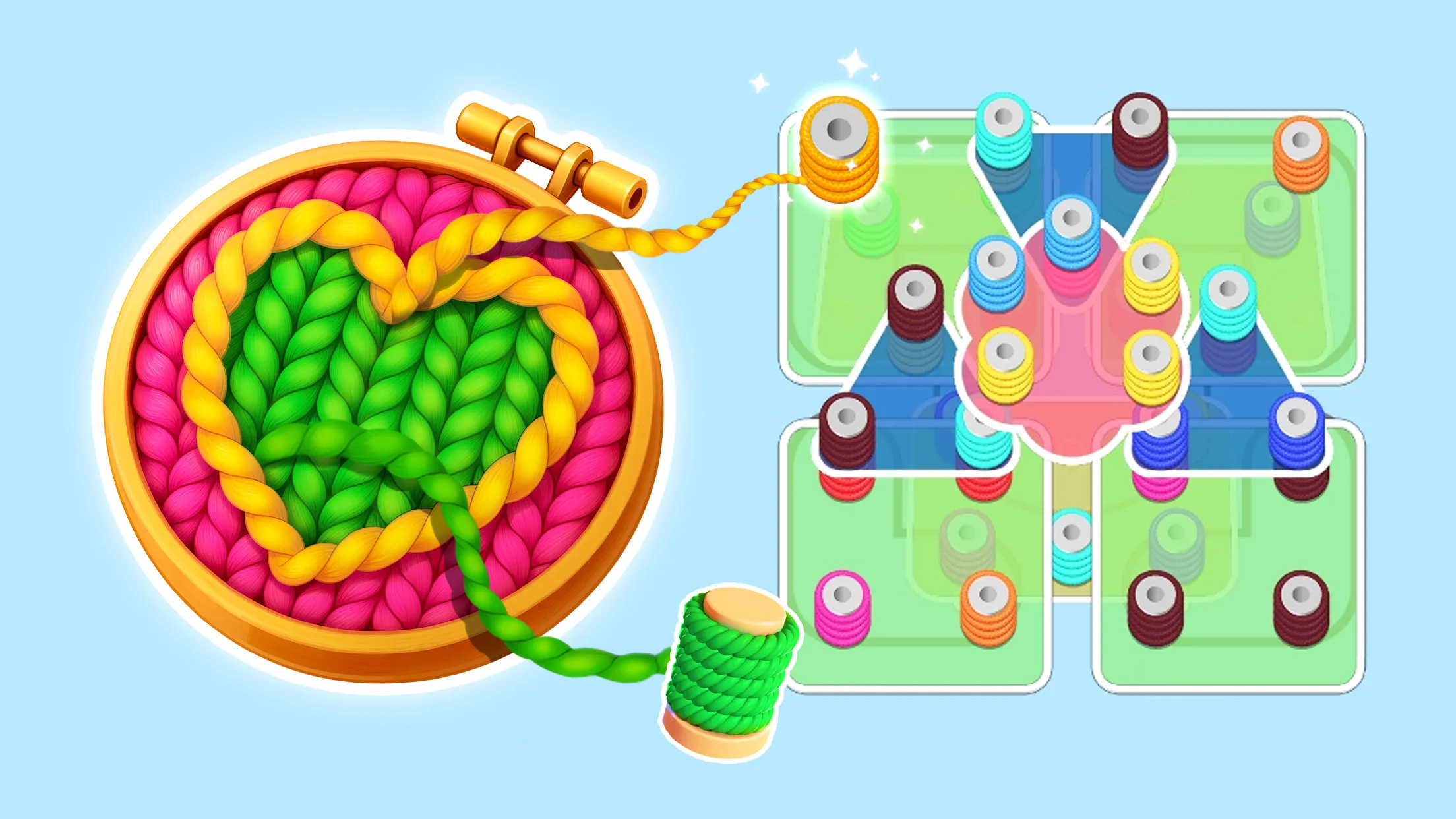 Wool Sort | Indus Appstore | Screenshot