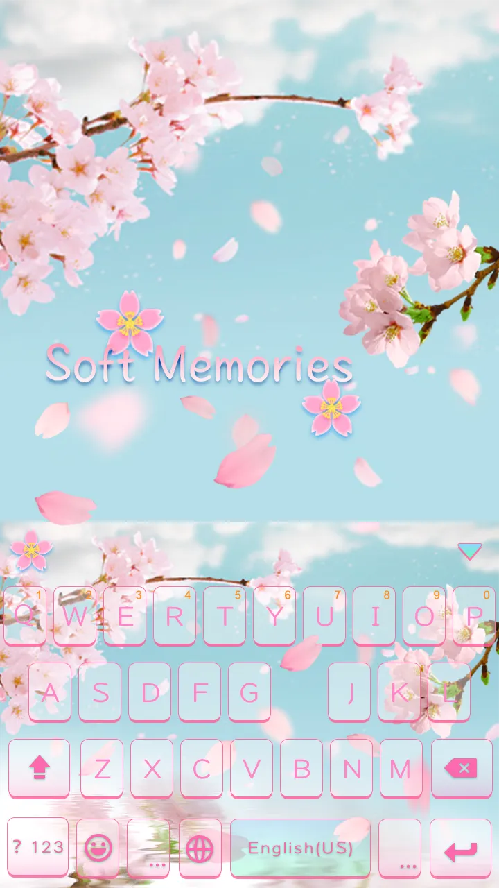 Soft Memories Keyboard Theme | Indus Appstore | Screenshot