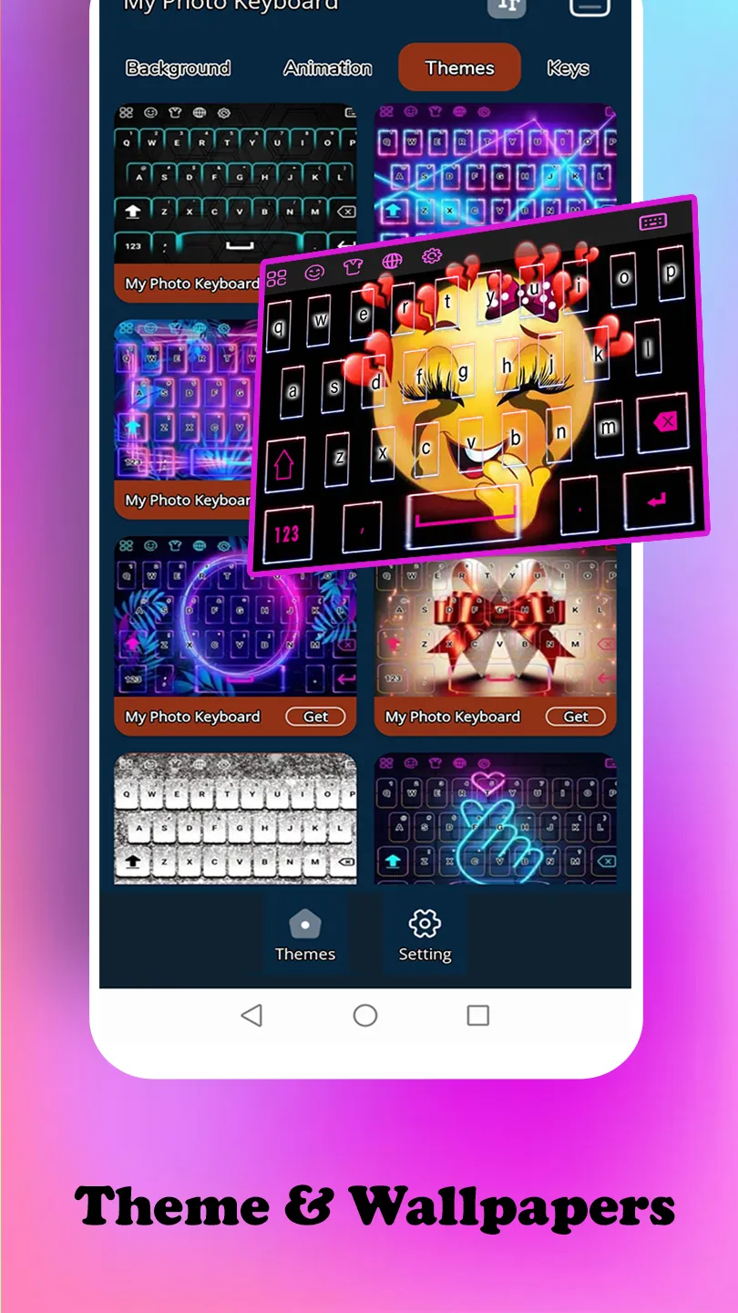 Animated Emoji Keyboard | Indus Appstore | Screenshot