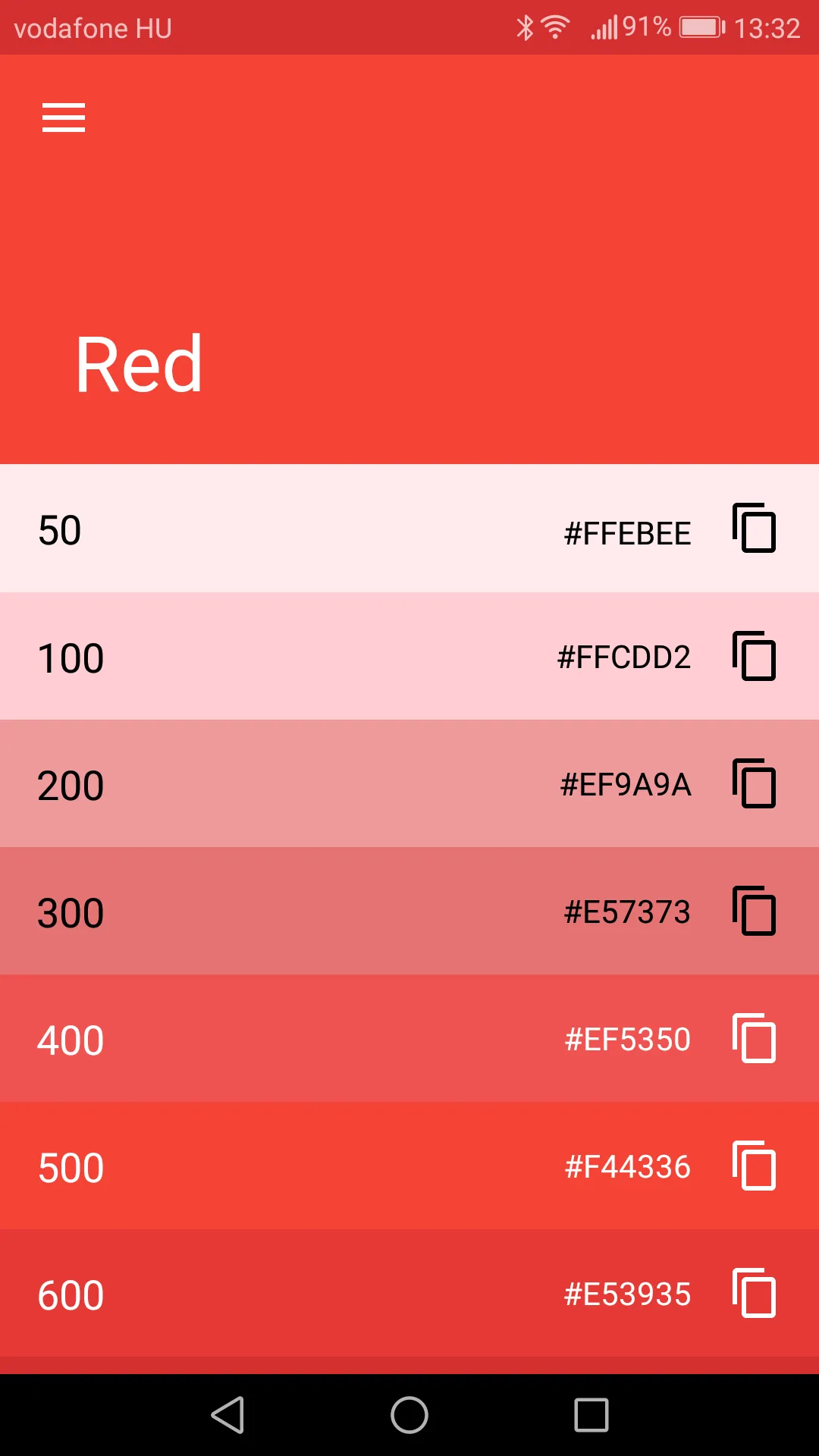 Material Design Color Palette | Indus Appstore | Screenshot