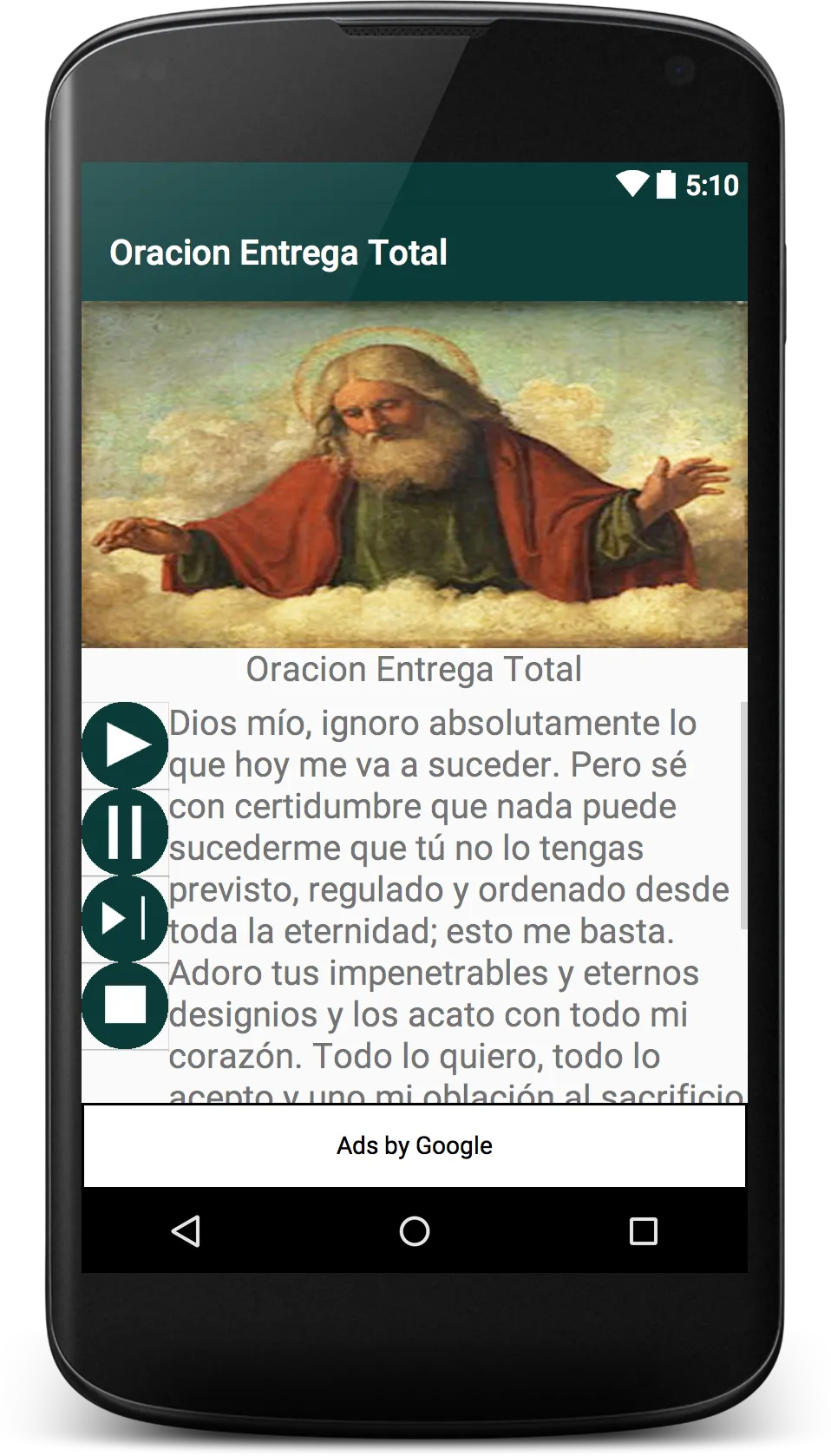 Oración Entrega Total | Indus Appstore | Screenshot