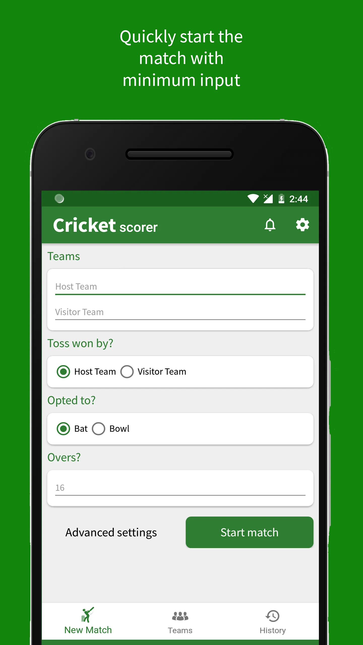 Cricket Scorer | Indus Appstore | Screenshot