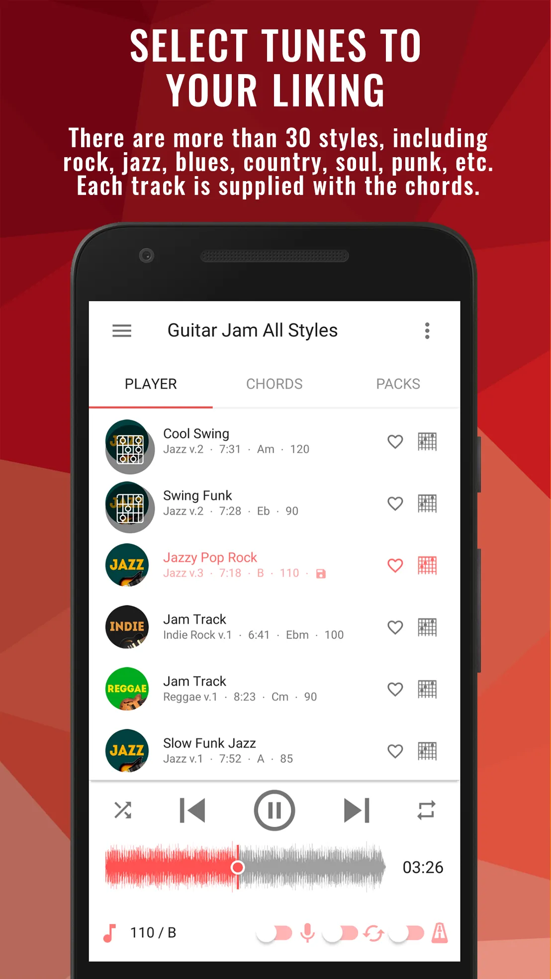 Backing Tracks Guitar Jam Play | Indus Appstore | Screenshot