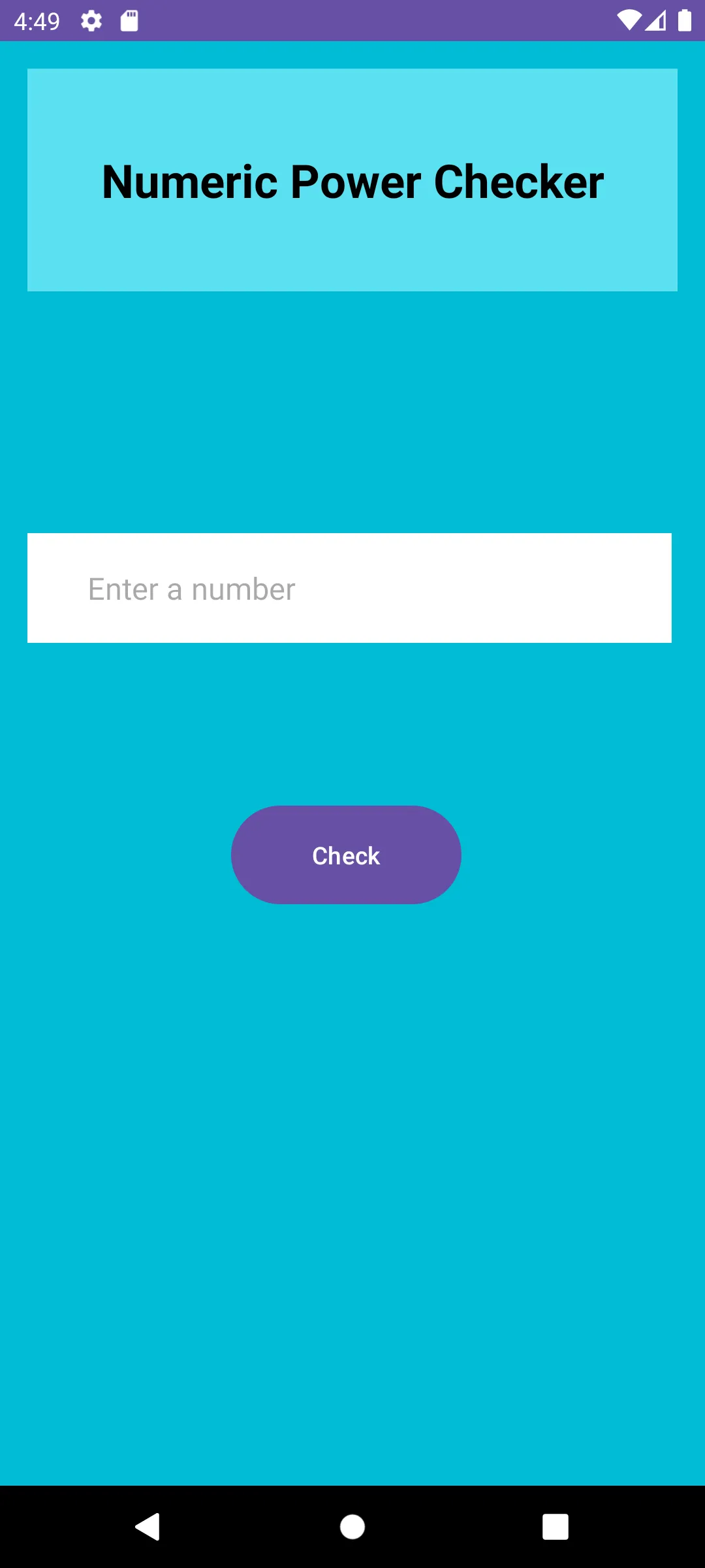 Numeric Power Checker | Indus Appstore | Screenshot