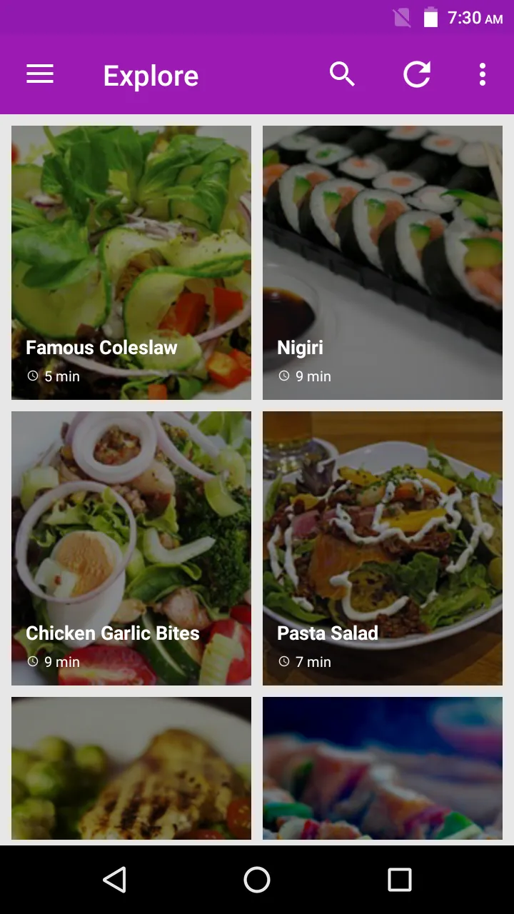 The Recipe - Material UI Templ | Indus Appstore | Screenshot