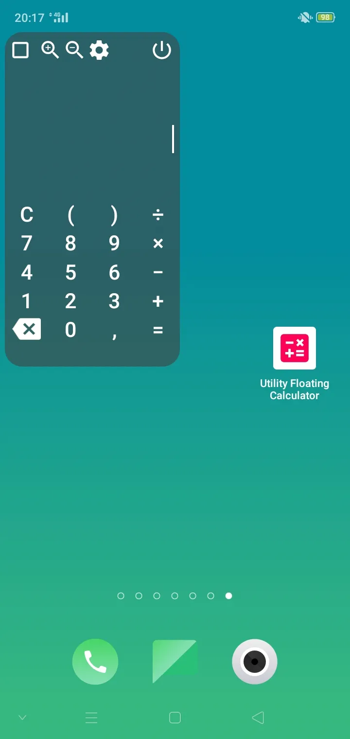 Utility Floating Calculator | Indus Appstore | Screenshot