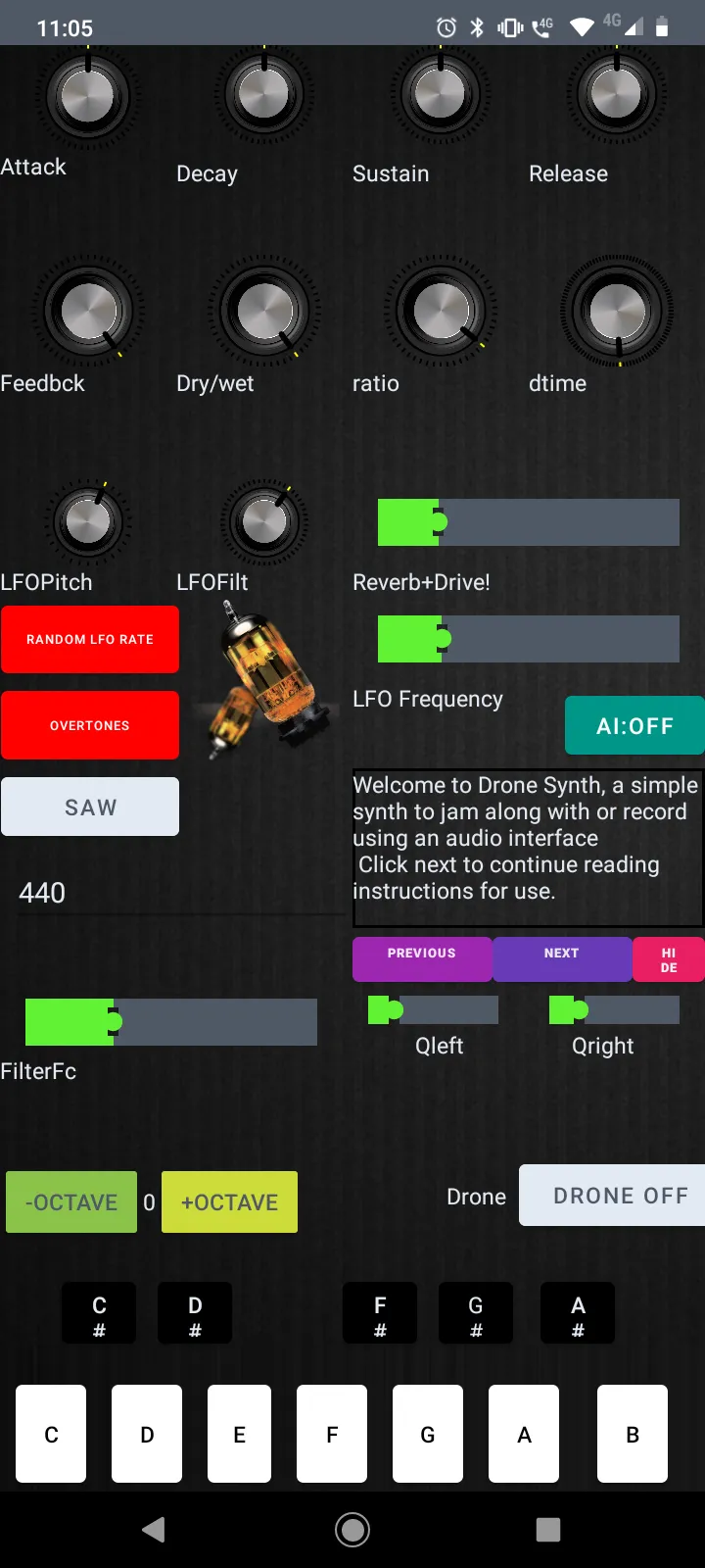 Drone Synth | Indus Appstore | Screenshot