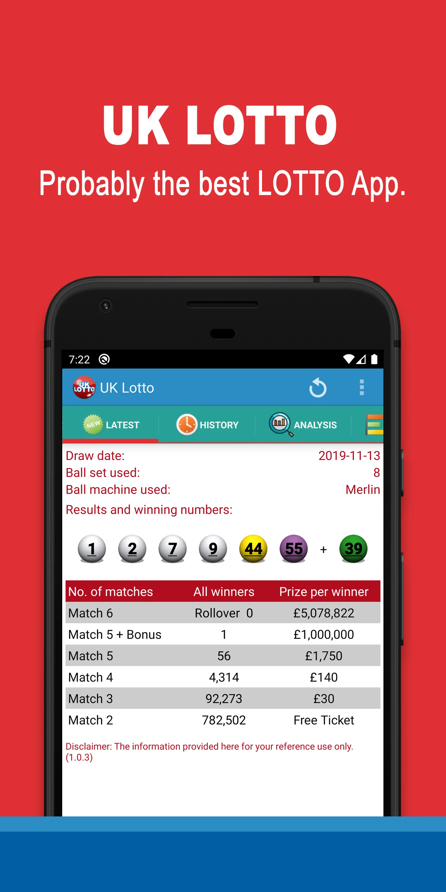 UK LOTTO | Indus Appstore | Screenshot