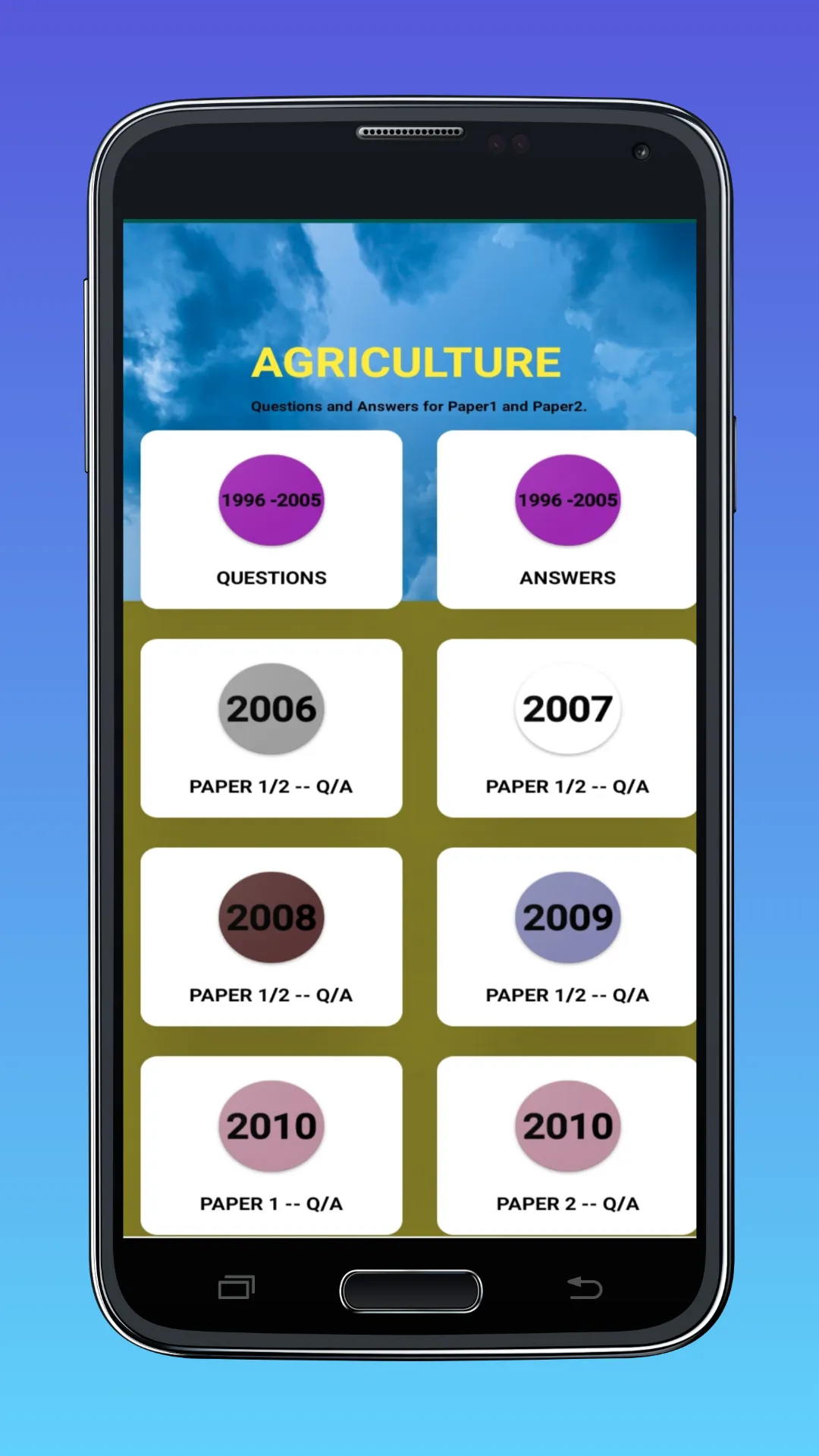 Kcse Agriculture Revision | Indus Appstore | Screenshot