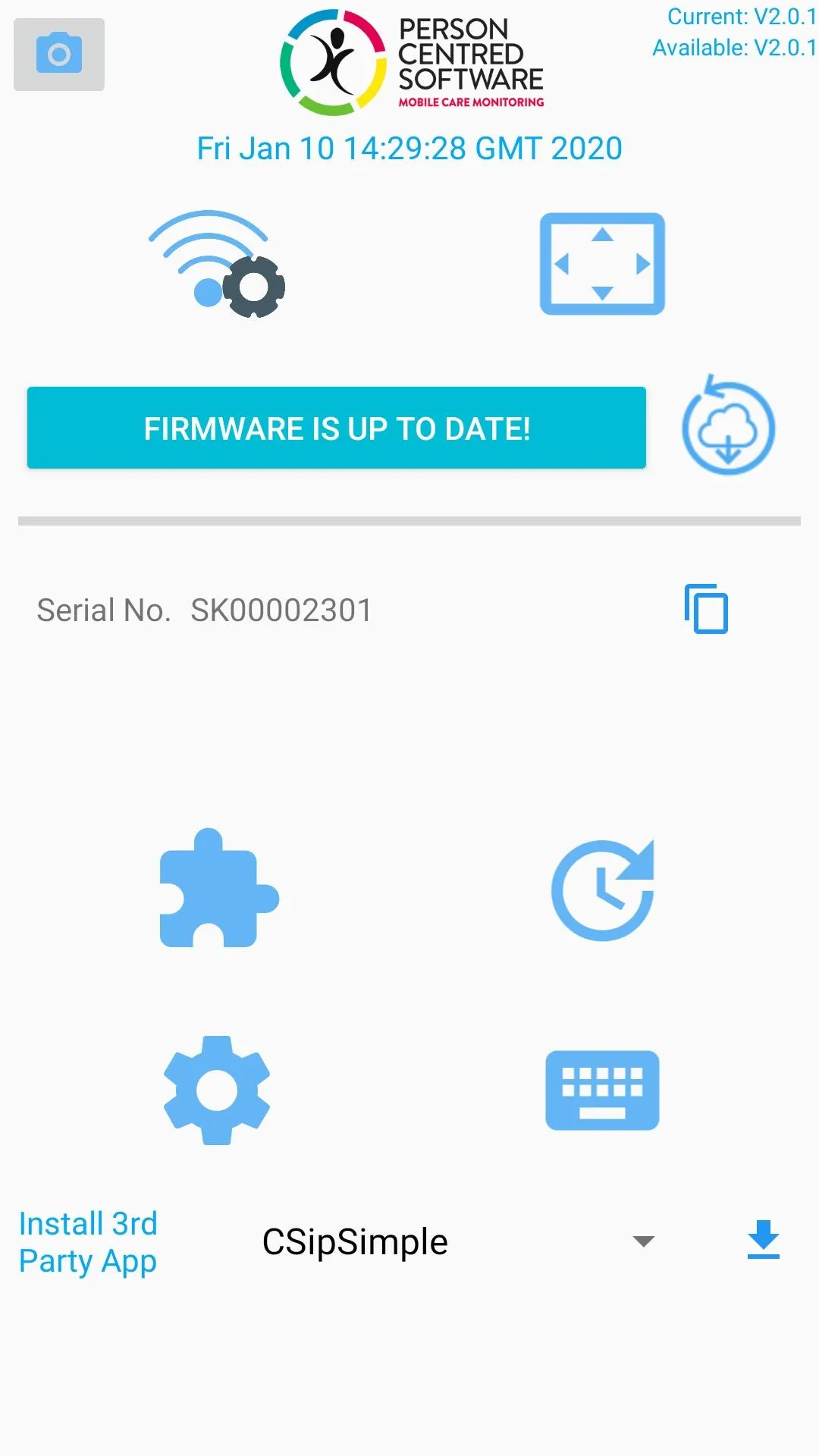 MCM Device Settings | Indus Appstore | Screenshot