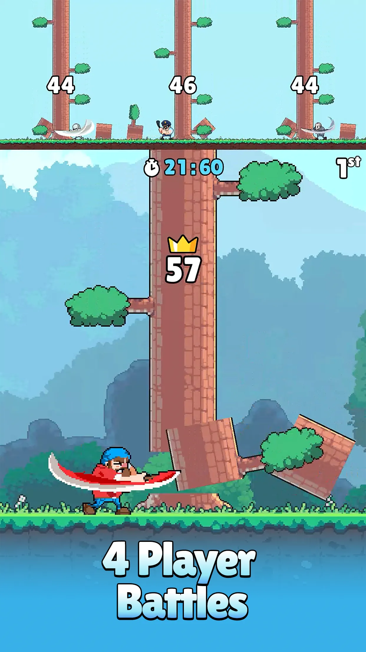 Timberman 2: Lumberjack Online | Indus Appstore | Screenshot