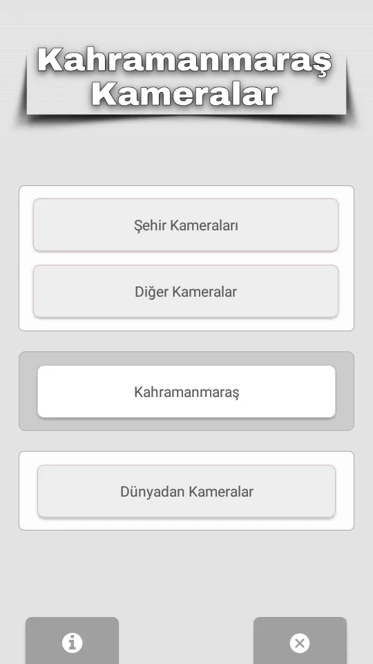 Kahramanmaraş Canlı Kameralar | Indus Appstore | Screenshot