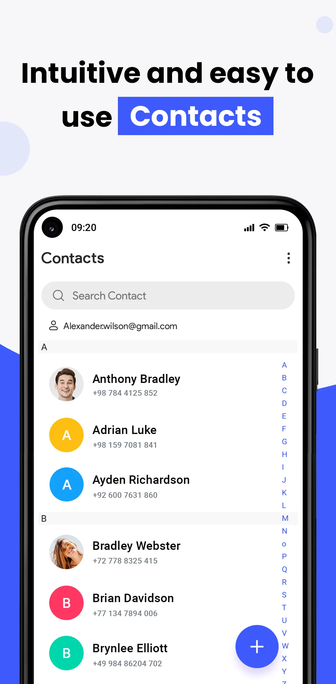 Contacts | Indus Appstore | Screenshot