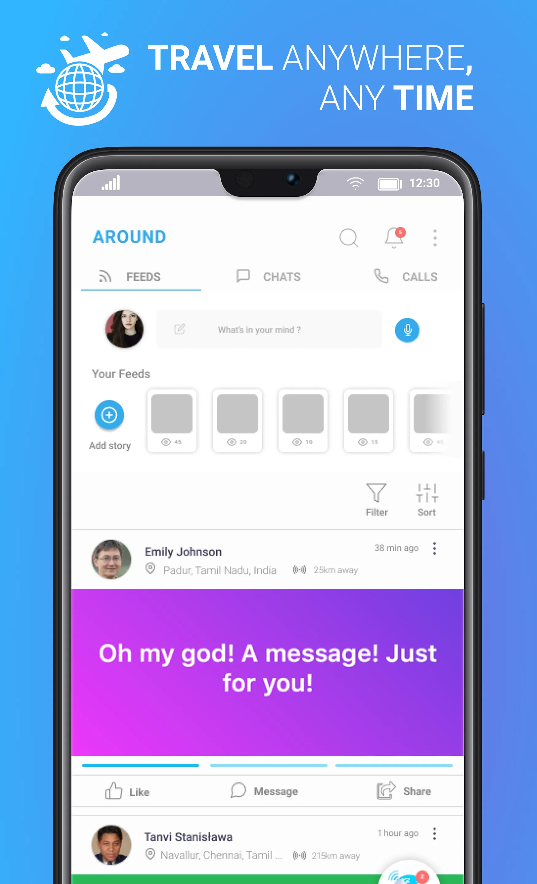 AroundMe - Social Networking | Indus Appstore | Screenshot