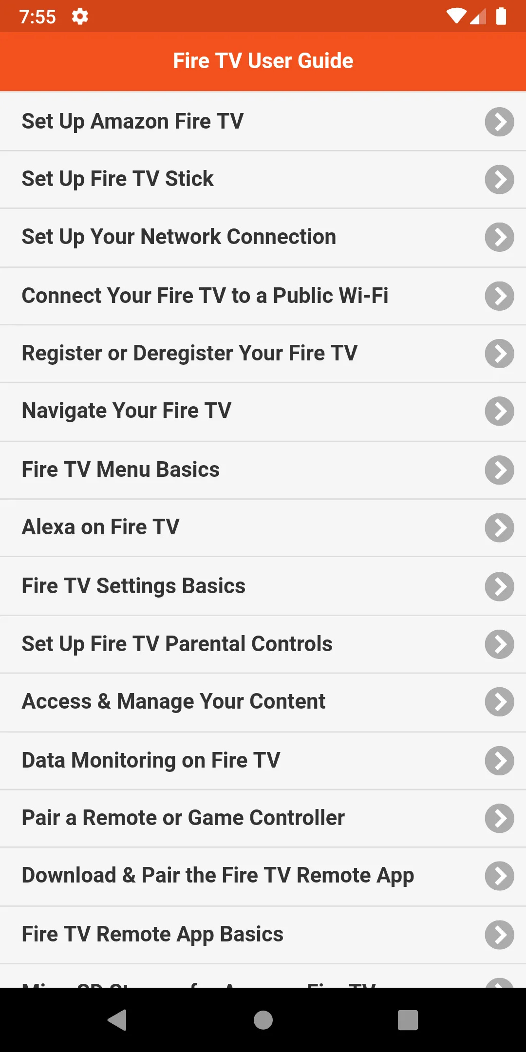 User guide for Fire TV | Indus Appstore | Screenshot