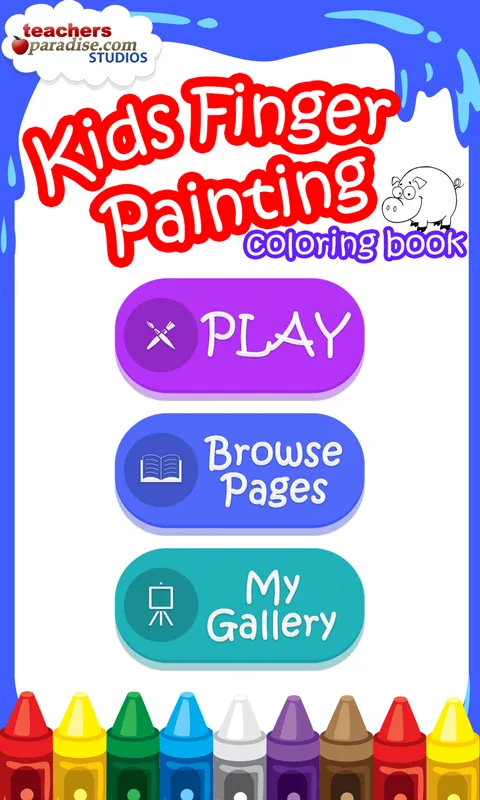 Kids Finger Painting Coloring | Indus Appstore | Screenshot