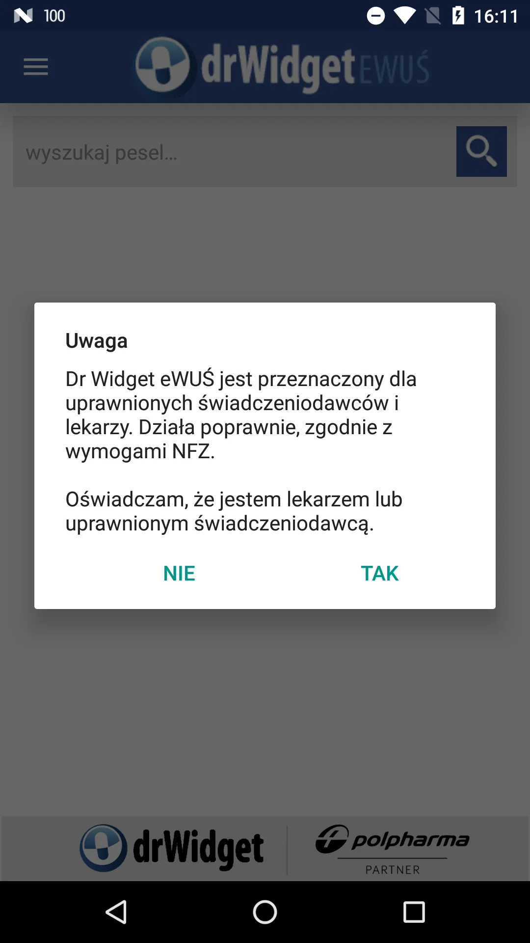 DrWidget eWUŚ | Indus Appstore | Screenshot