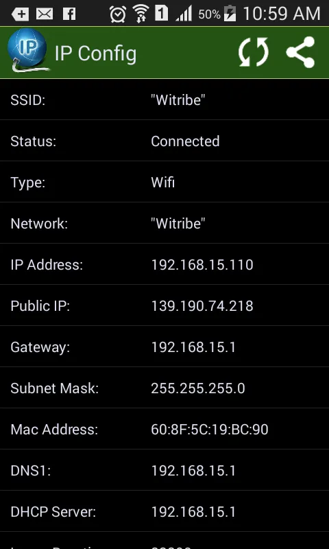 IPConfig - What is My IP? | Indus Appstore | Screenshot