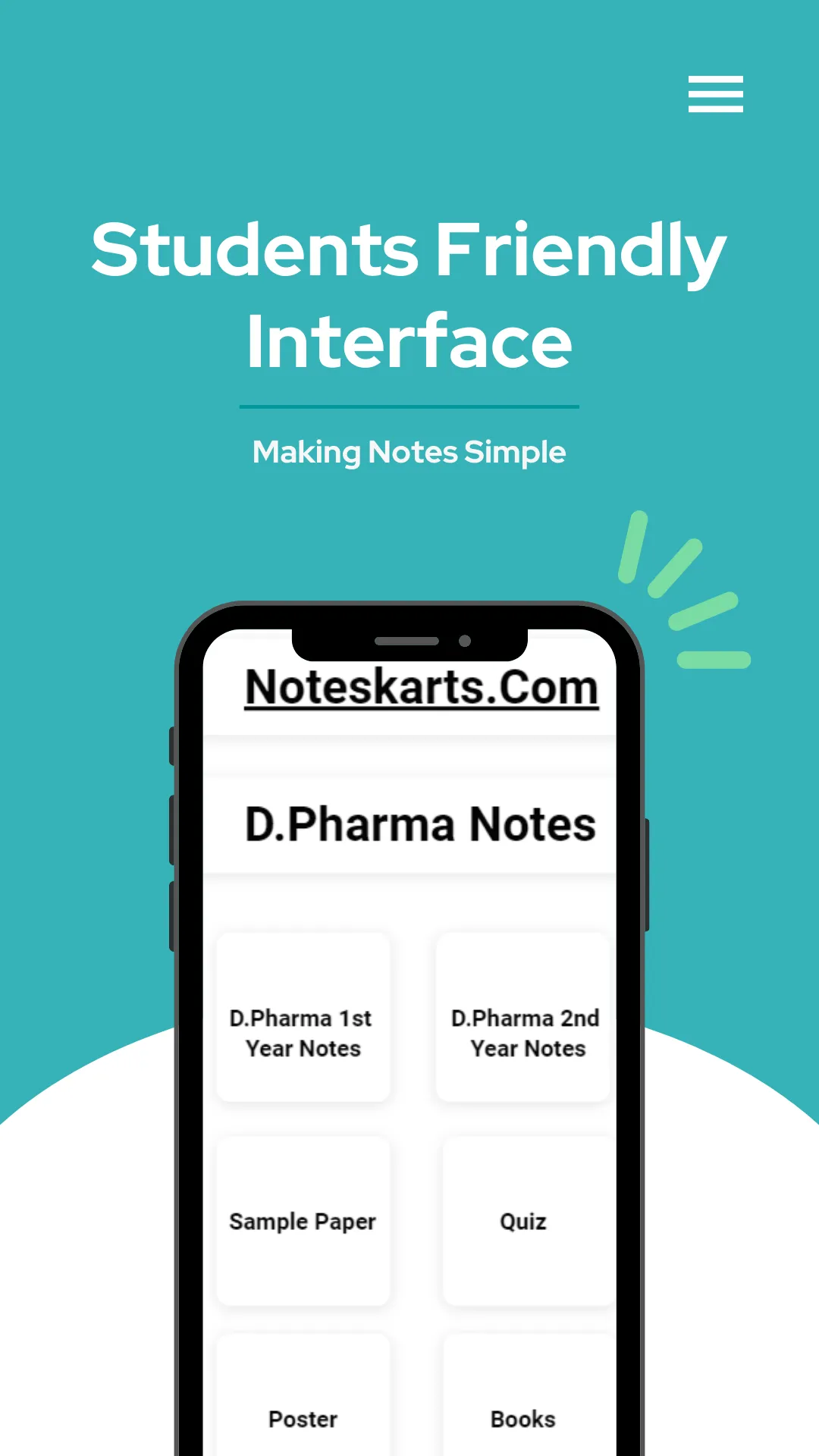 Noteskarts D.Pharma Notes | Indus Appstore | Screenshot