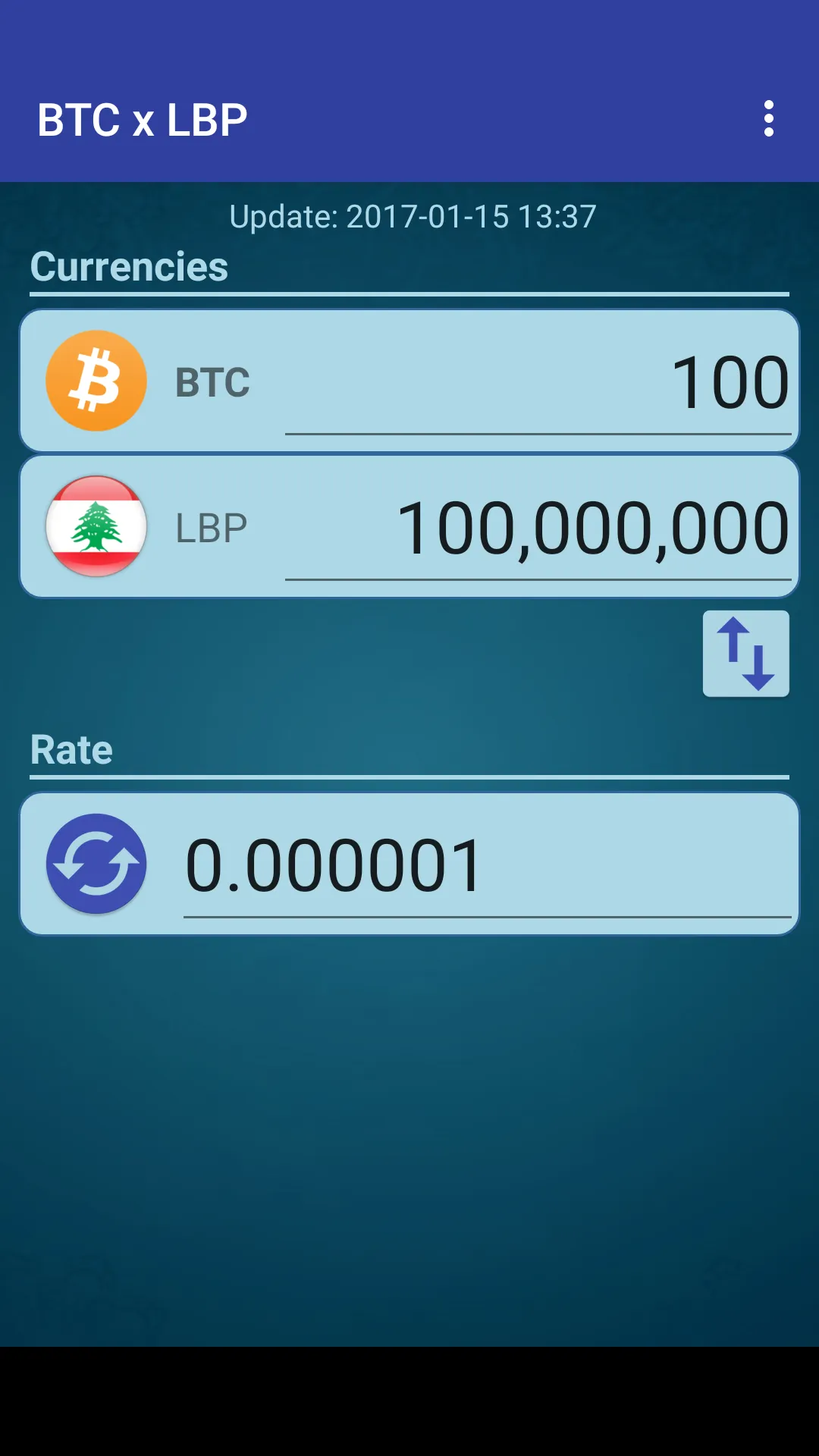 Bitcoin x Lebanese Pound | Indus Appstore | Screenshot