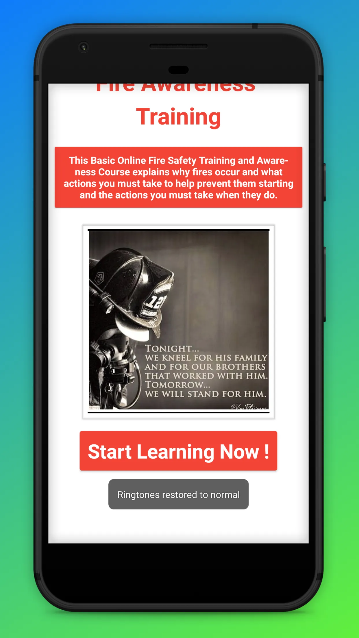 Fire Awareness Training | Indus Appstore | Screenshot